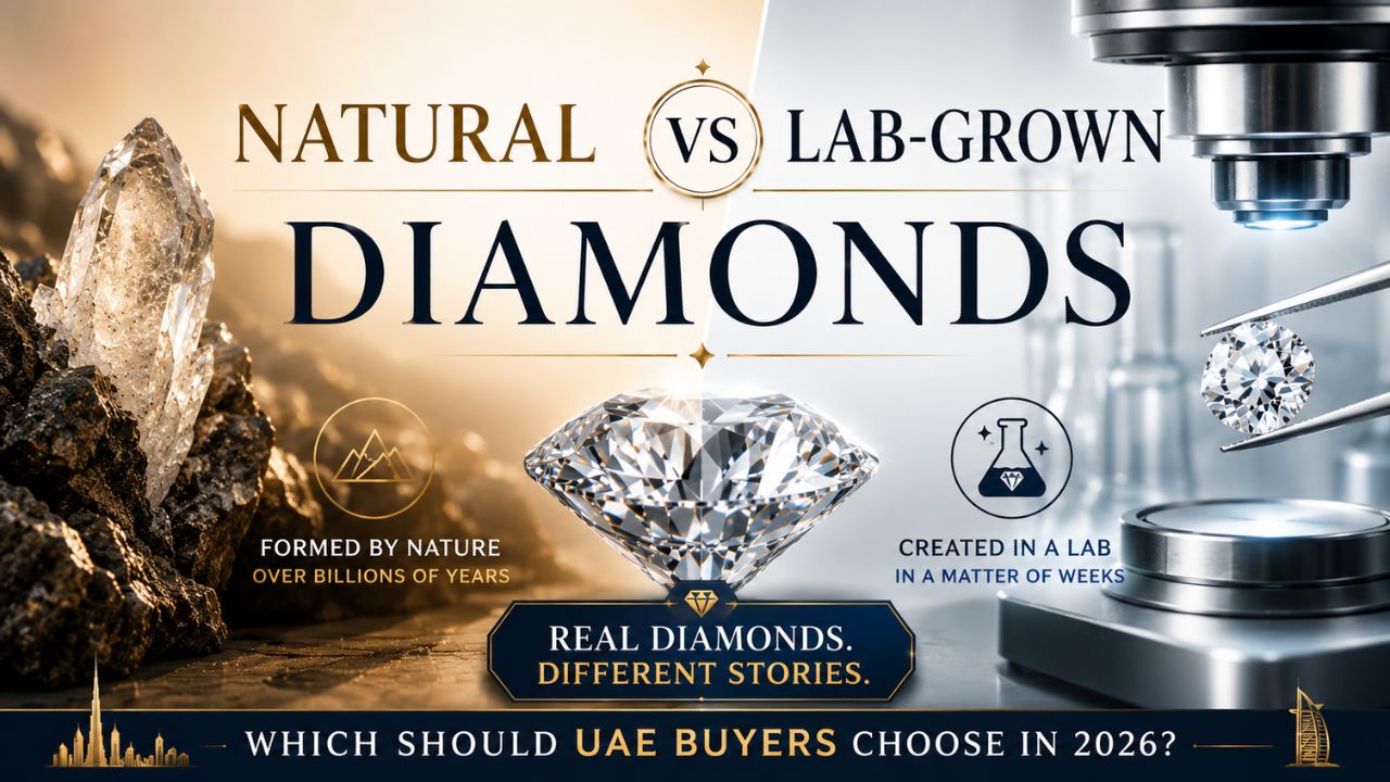Natural vs Lab-Grown Diamonds UAE 2026 | Buyer's Guide