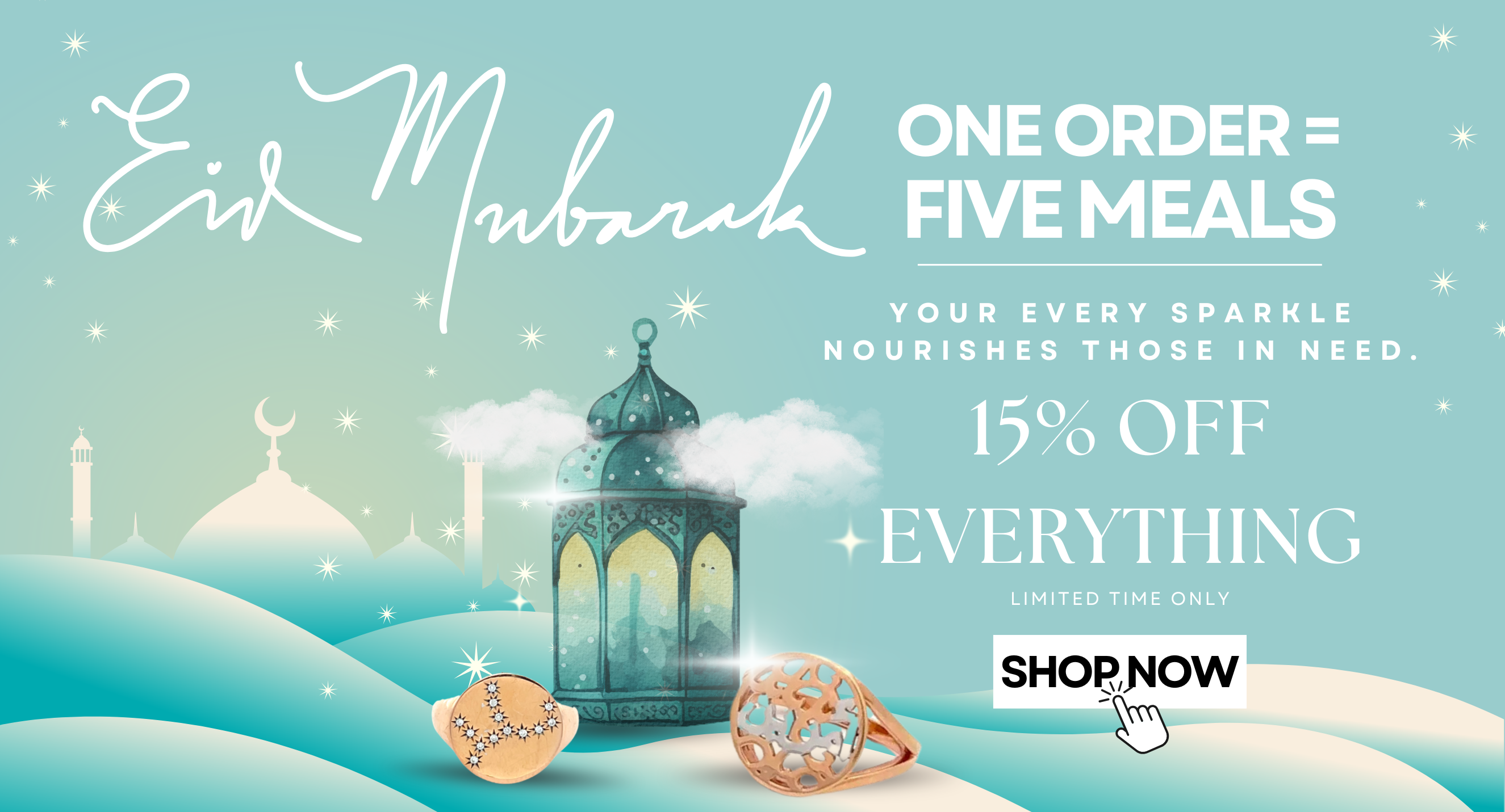 This Eid, Wear Kindness. Gift Love. Feed Hope.