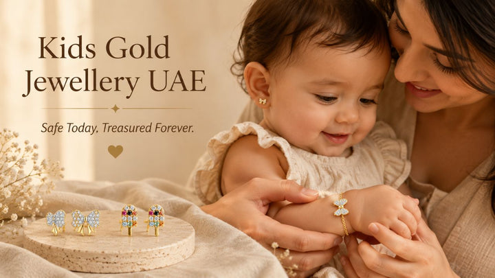 Kids Gold Jewellery UAE | Safe 18K Pieces for Children