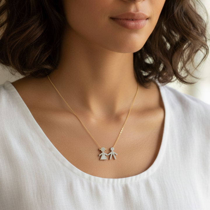 Zeeana Children's Diamond Necklace