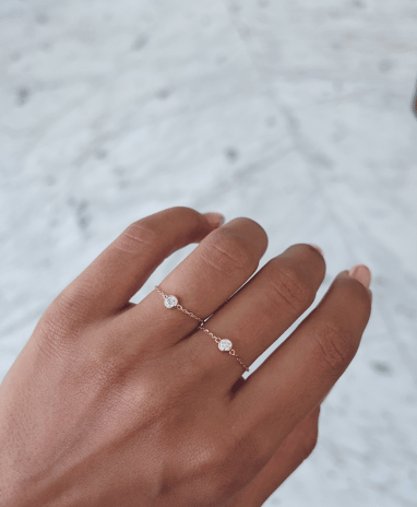 Timeless essentials Chain Ring Mini 6-7MM