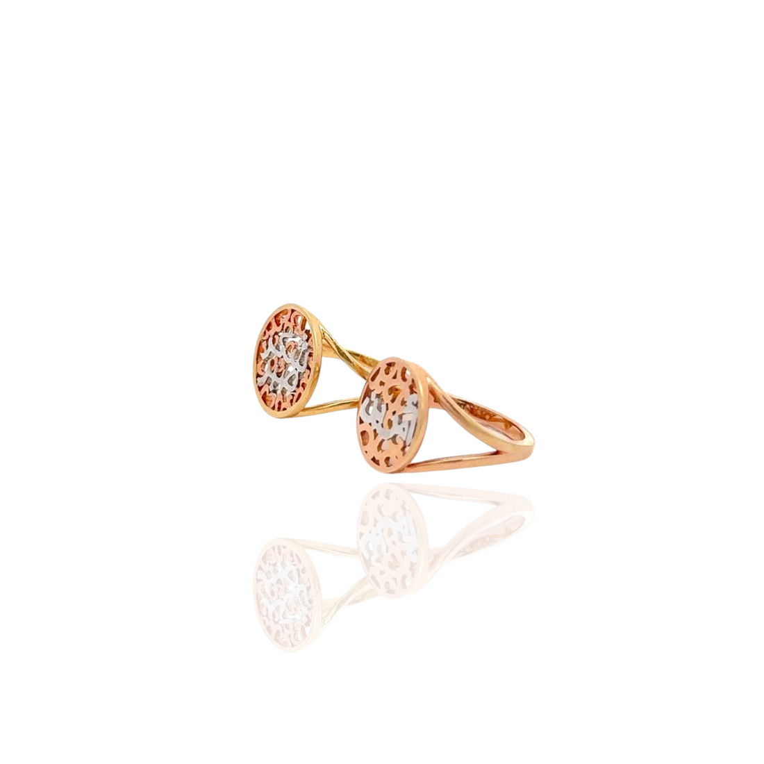 Amara Calligraphy Gold Pinky Ring