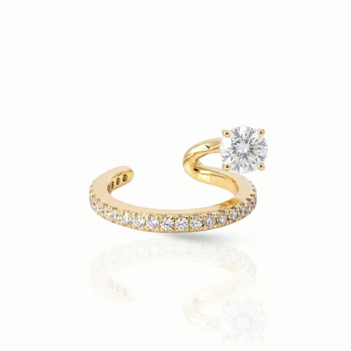 Timeless essentials Floating Diamond Ear Cuff