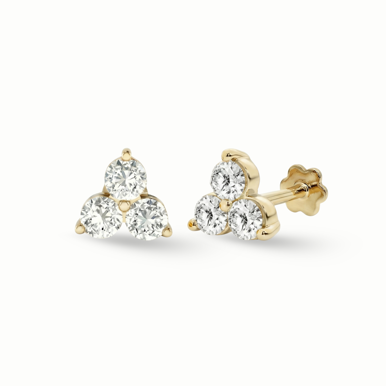 Timeless essentials Trilogy Ear Studs