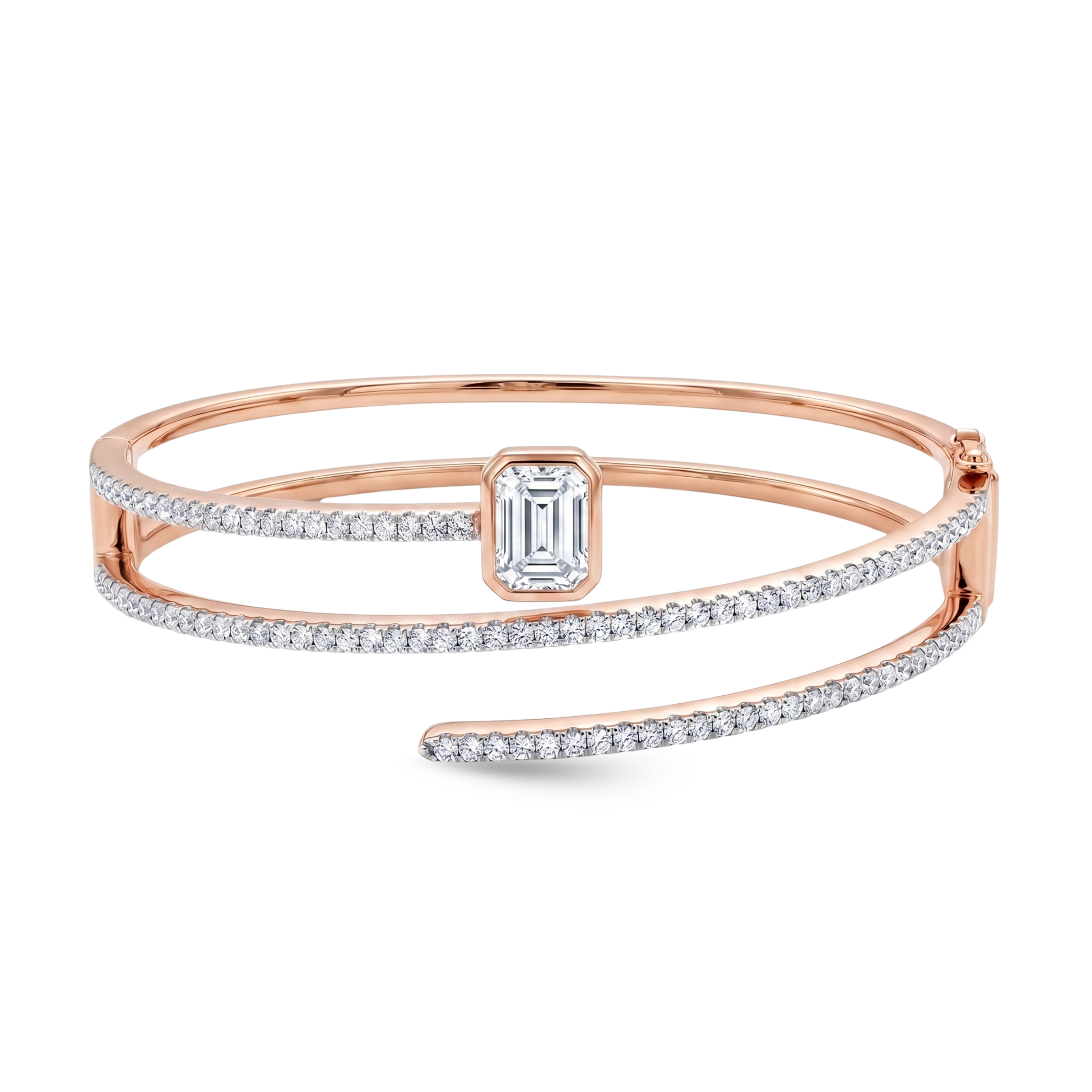 Luxury edit Fancy Shape Statement Bangle