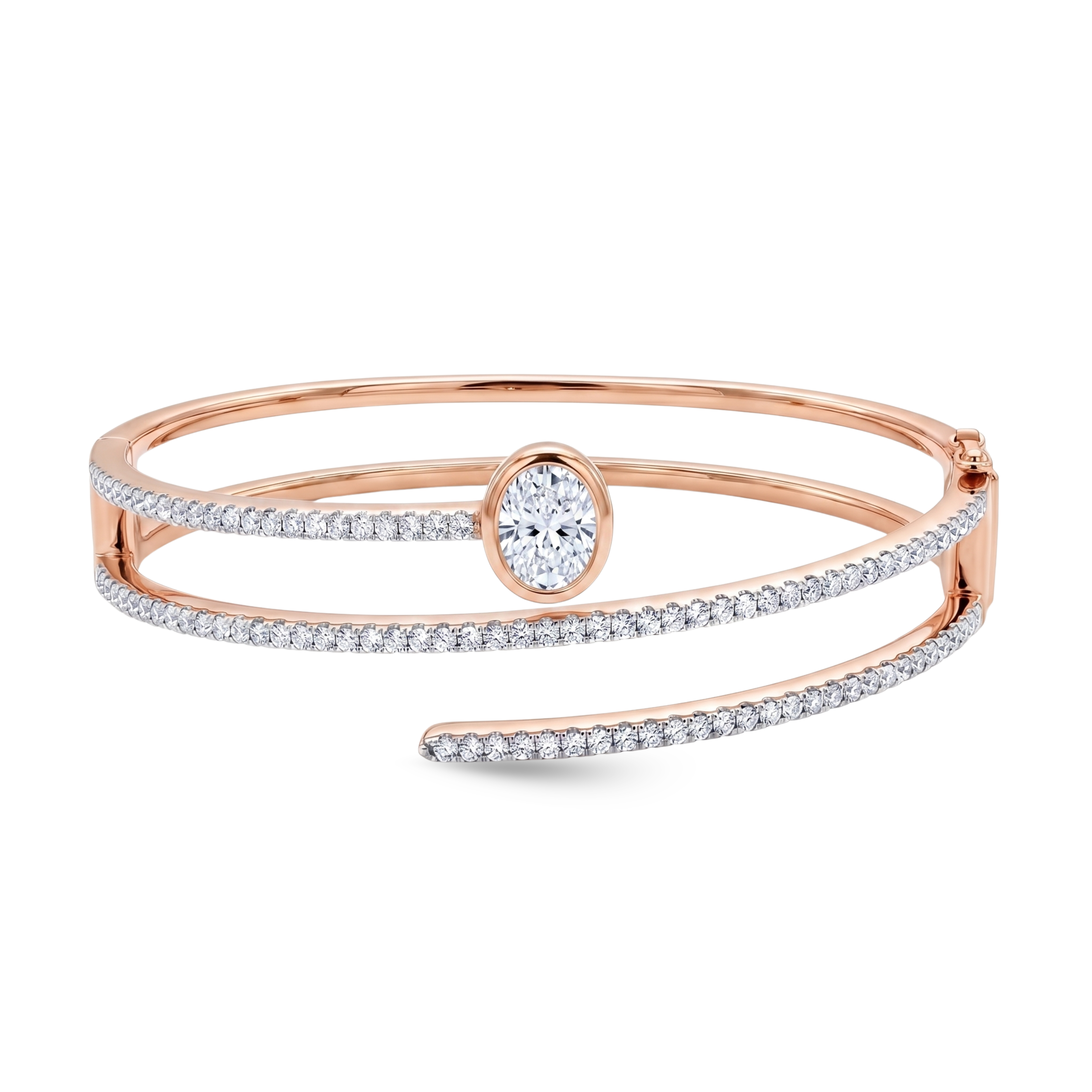 Luxury edit Fancy Shape Statement Bangle