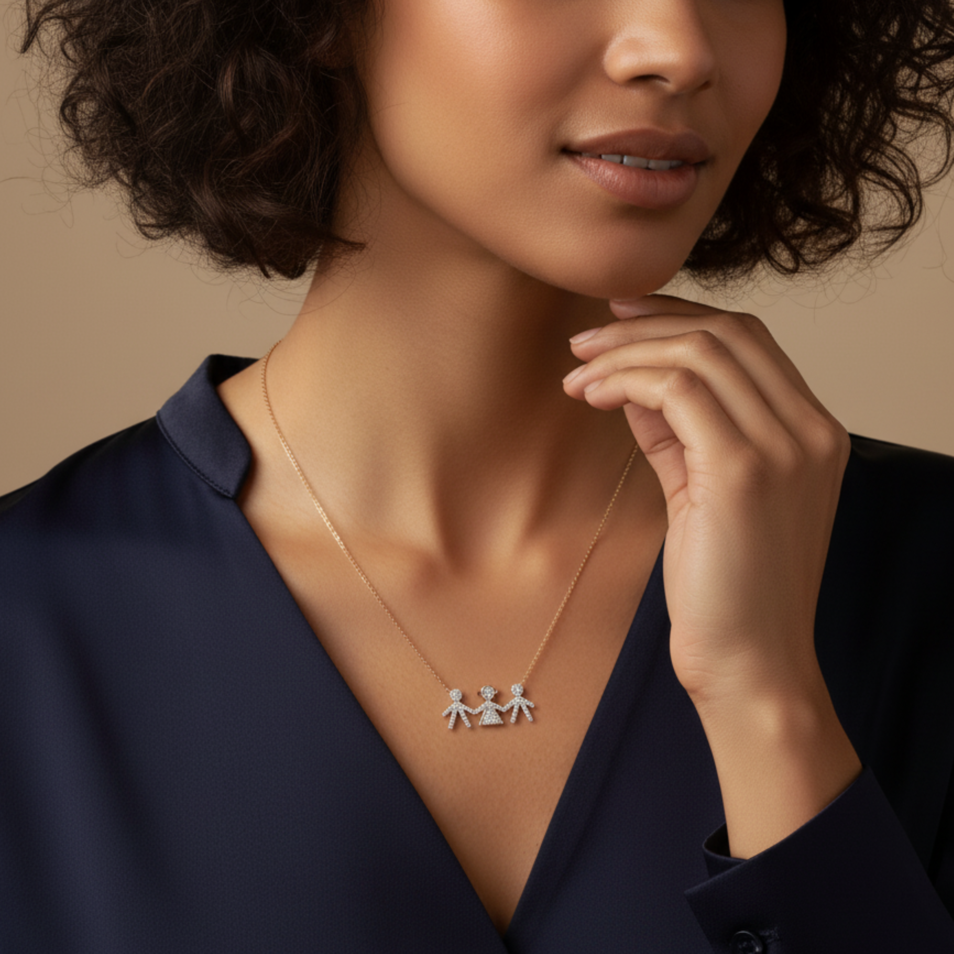 Zeeana Children's Diamond Necklace
