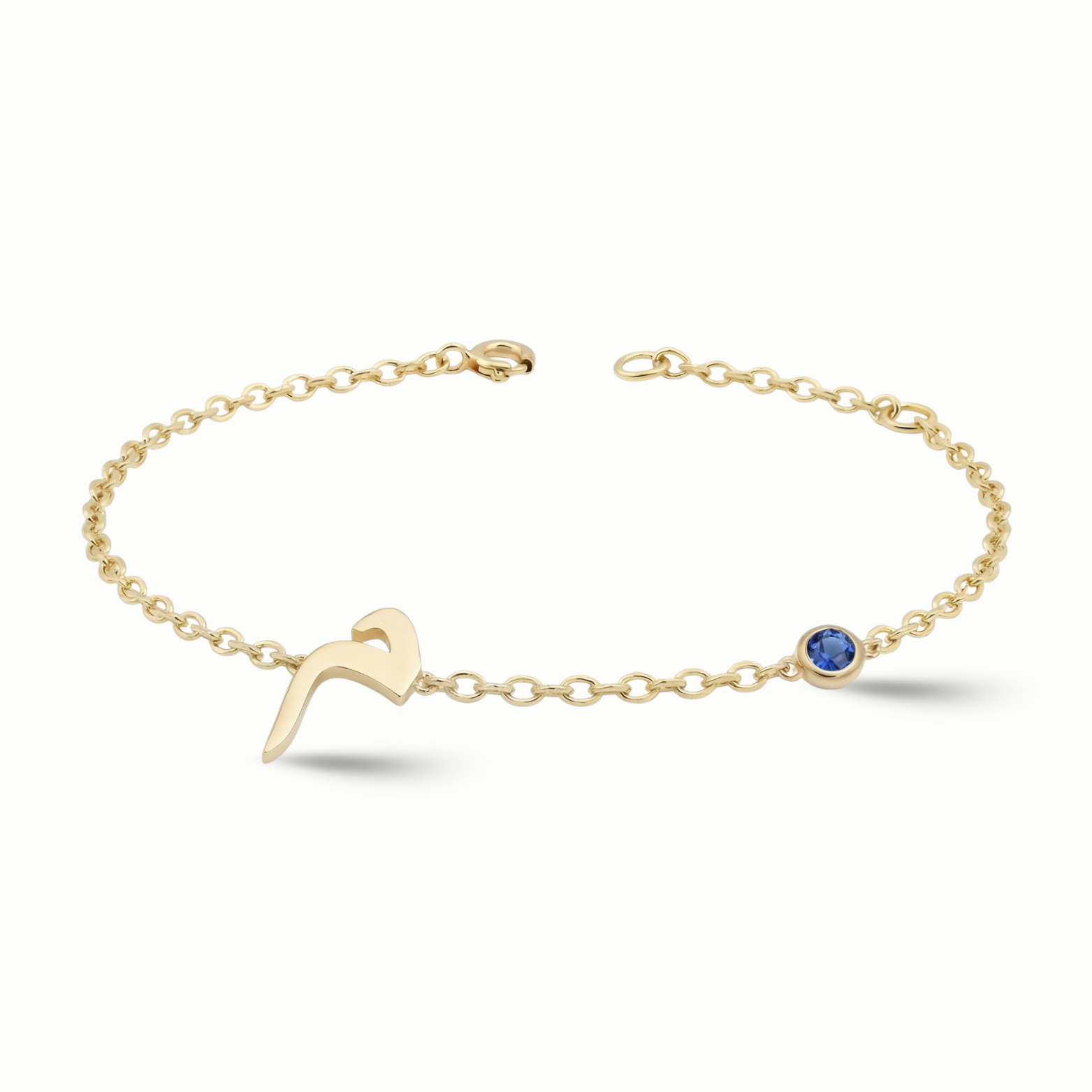 Amara One Initial BirthStone Bracelet