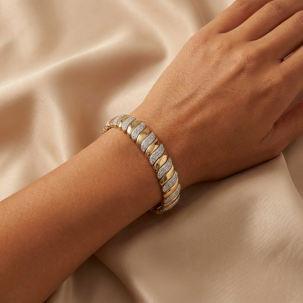 Luxury Edit Spiral Bracelet