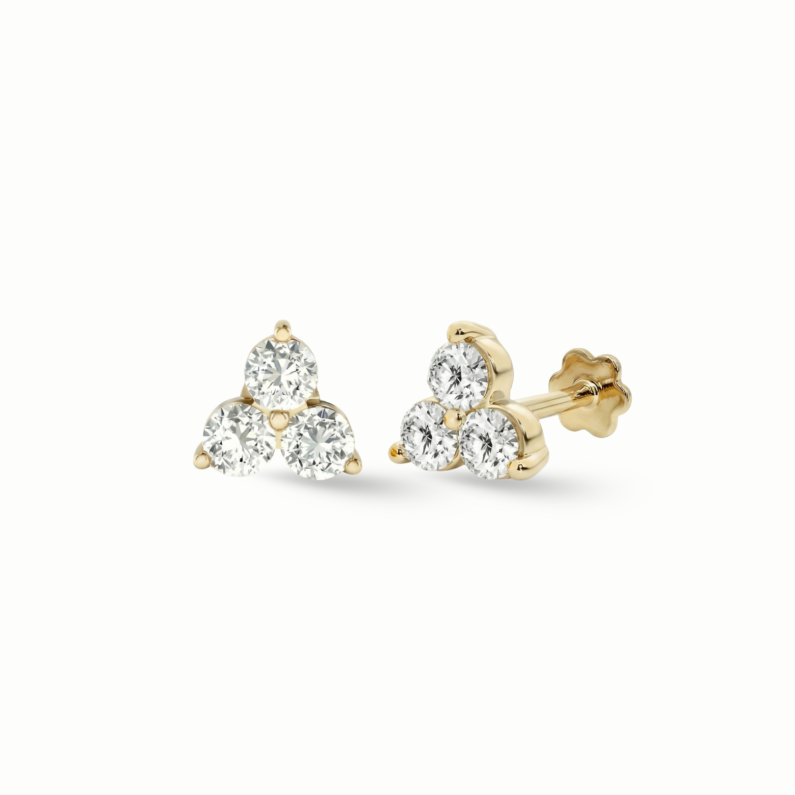 Timeless essentials Trilogy Ear Studs