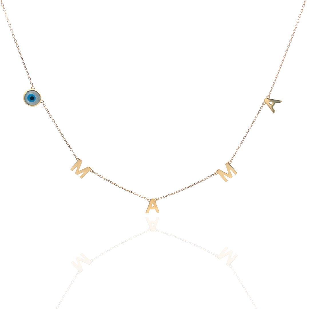 Zeeana Spaced Out Initial Necklace