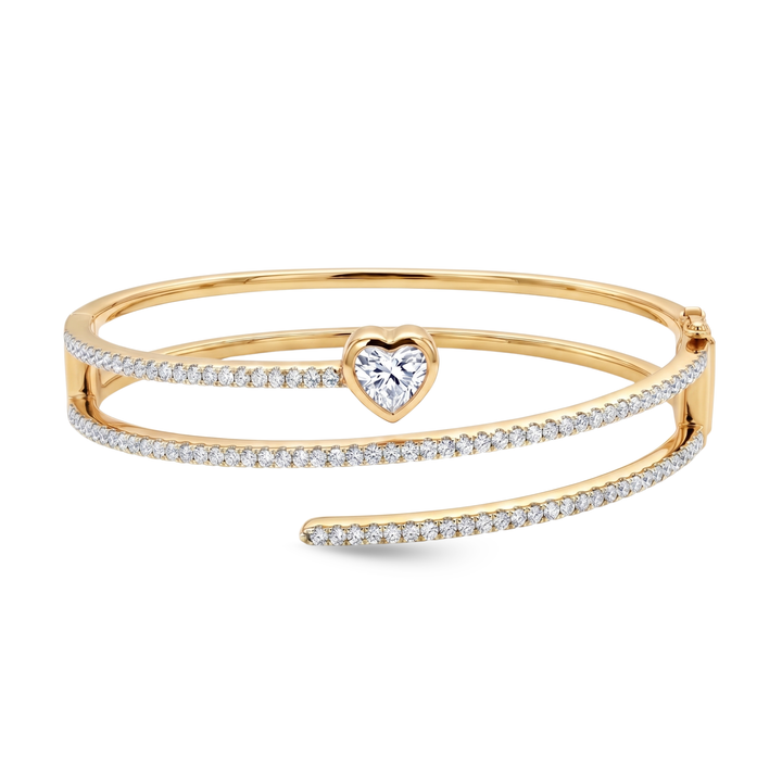 Luxury edit Fancy Shape Statement Bangle