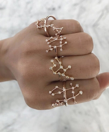 Zodiac Constellation Ring - PieceOfYou