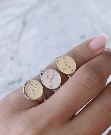 Zodiac Constellations Pinky Ring - PieceOfYou