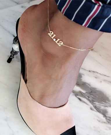 Zeeana Date Anklet