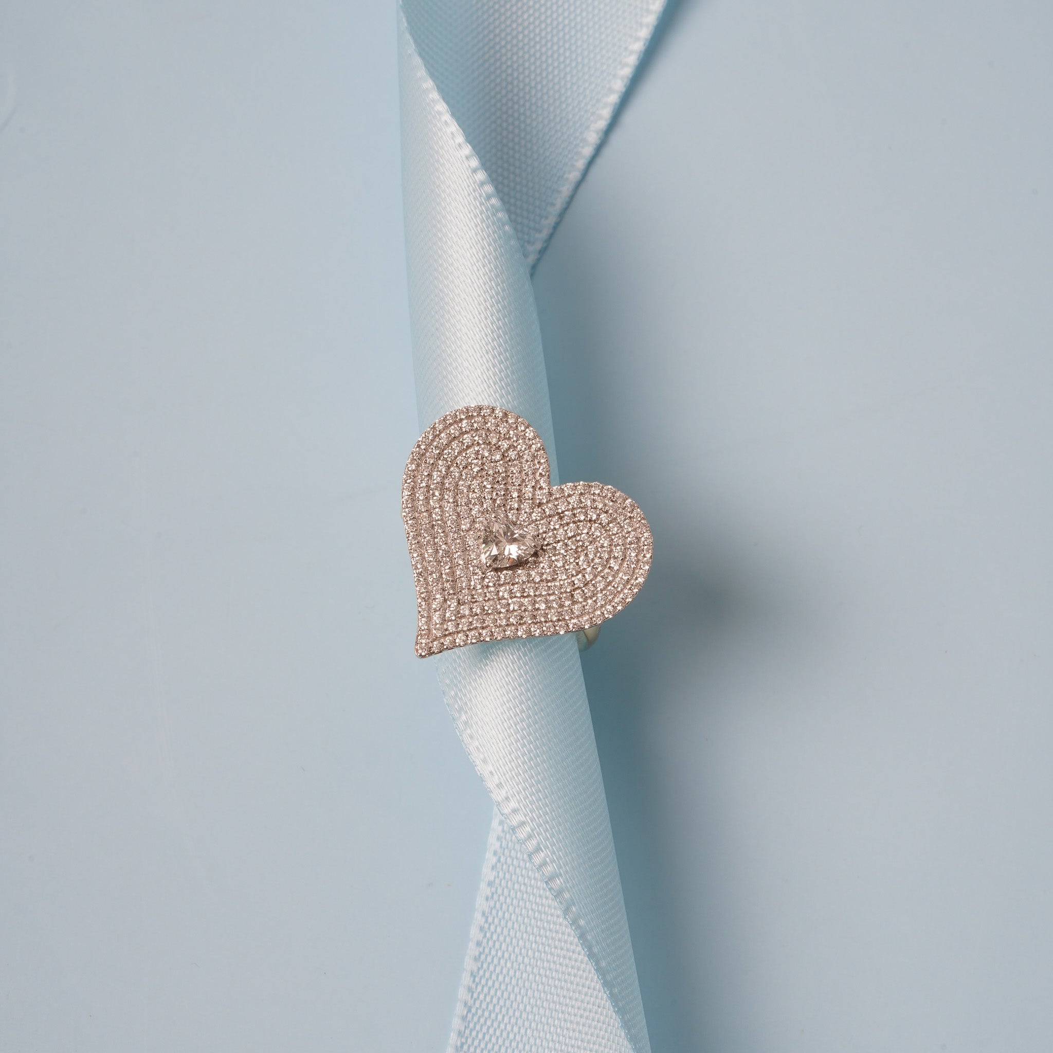 Amara Statement Heart Ring