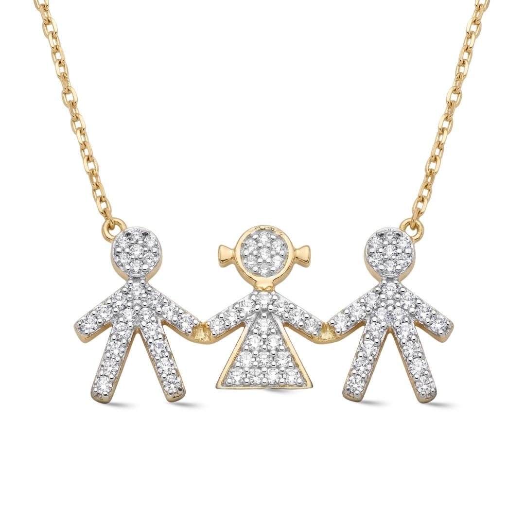Zeeana Children's Diamond Necklace