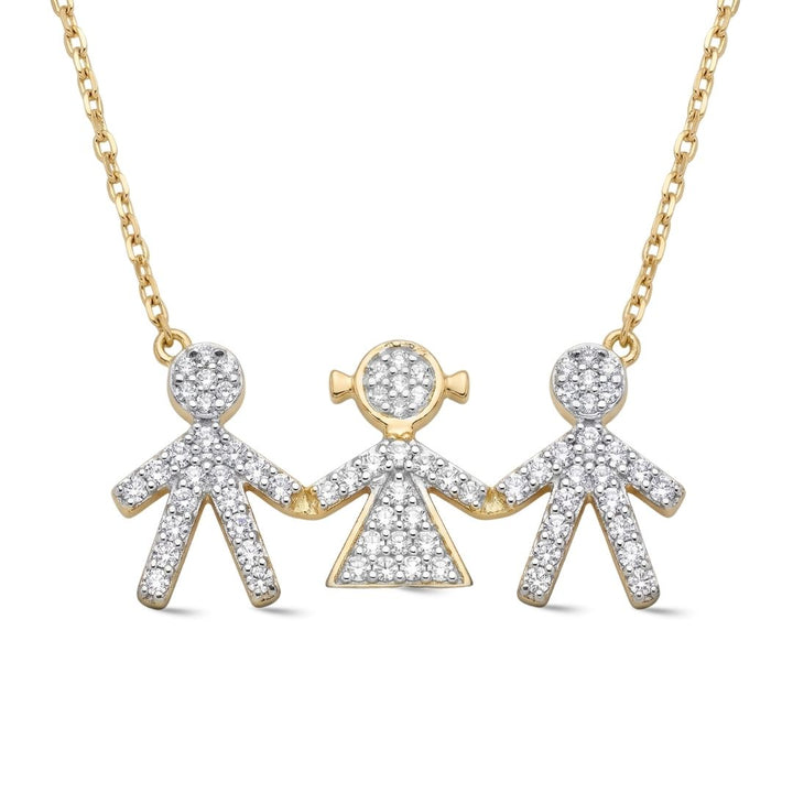 Zeeana Children's Diamond Necklace