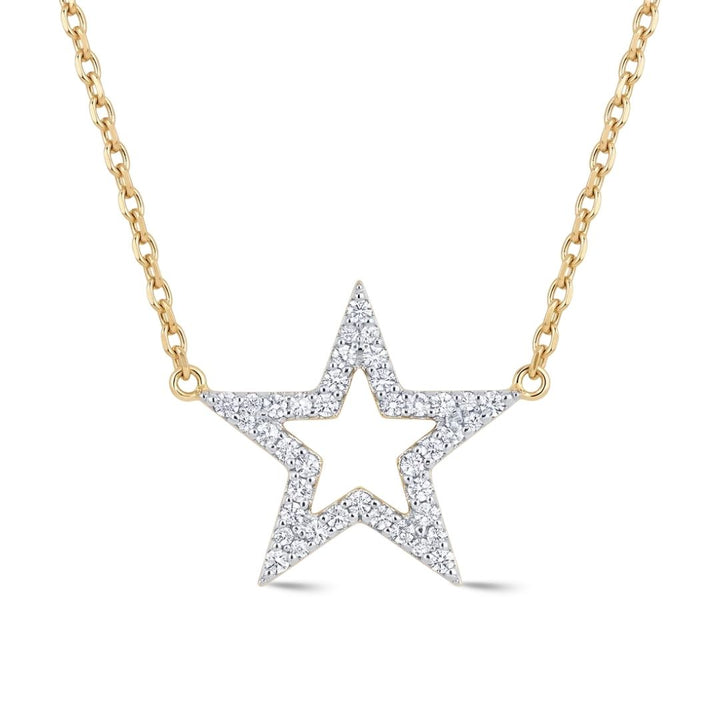 Timeless essentials Diamond Star or Heart Necklace