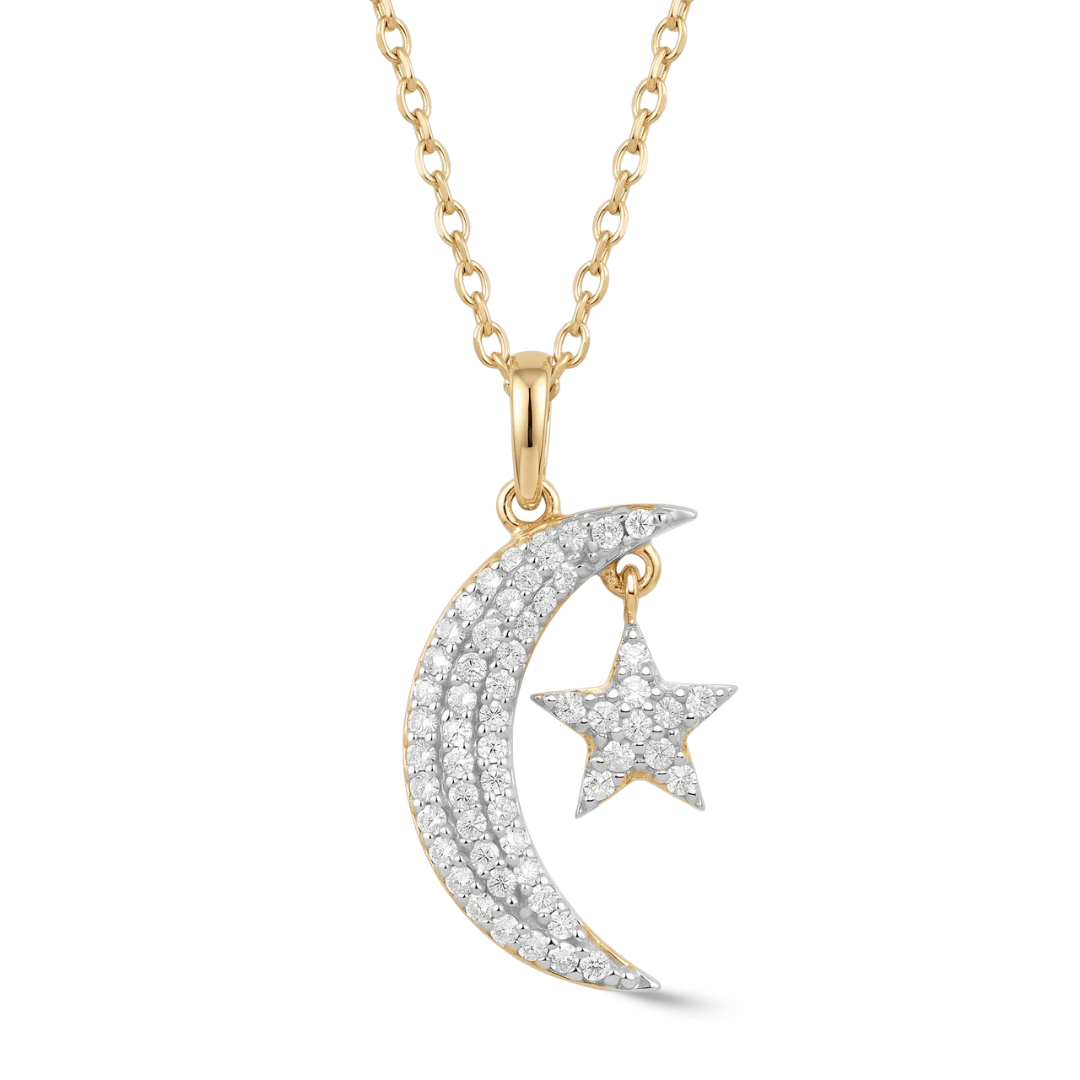 Timeless essentials Star and Moon Necklace