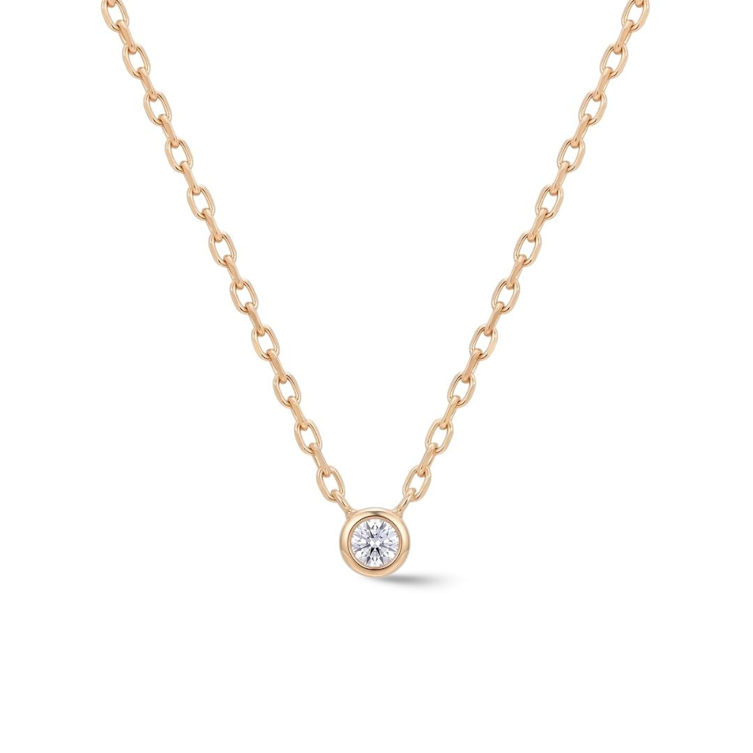 Timeless essentials Single Solitaire Necklace