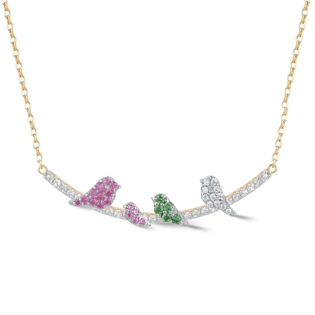 Keepsake Flock Diamond Necklace