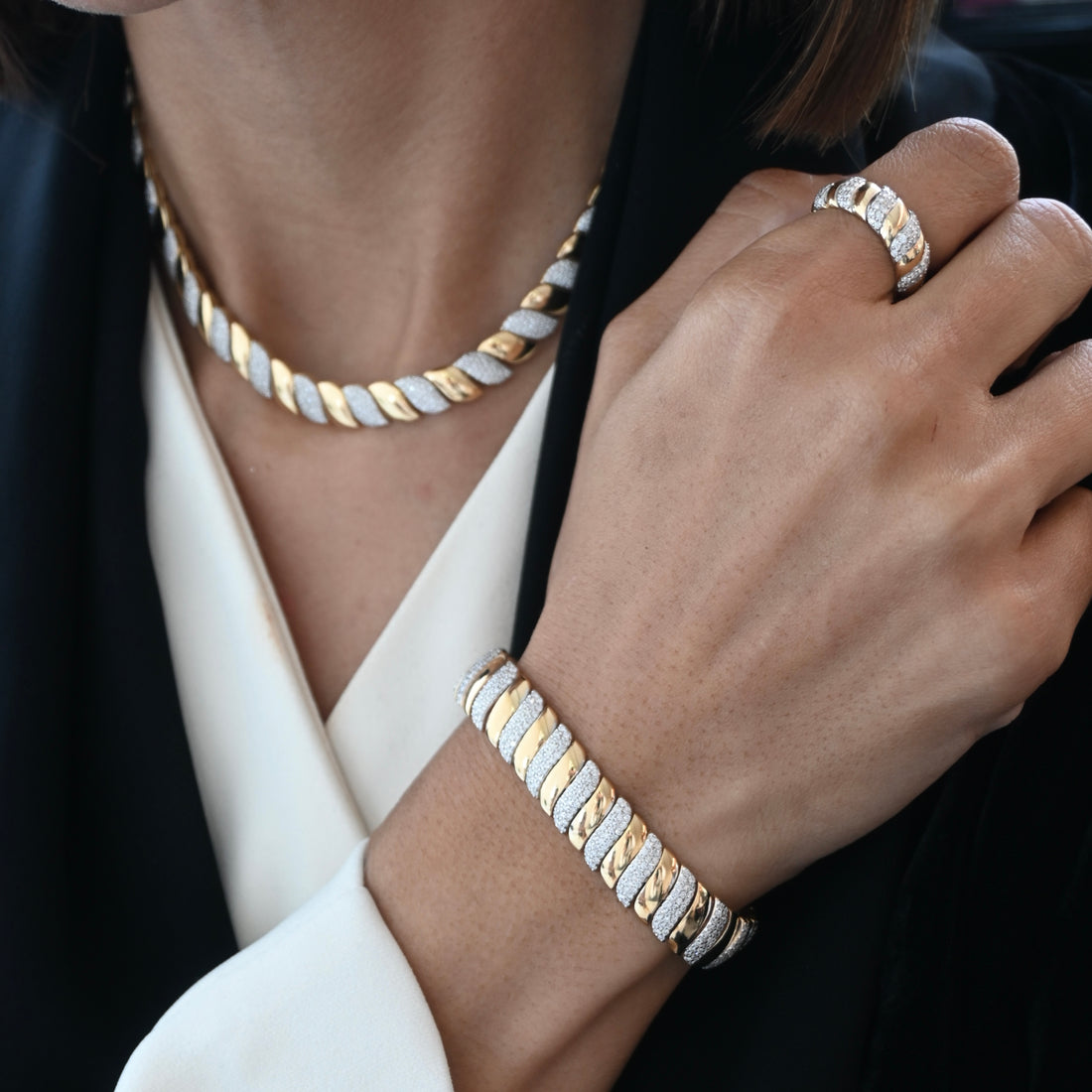 Luxury Edit Spiral Bracelet
