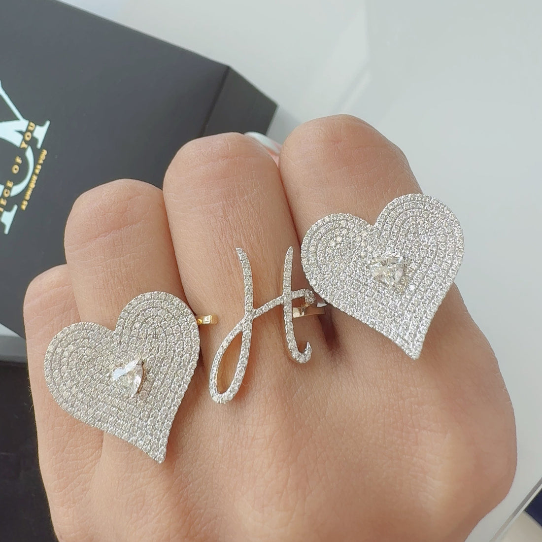Amara Statement Heart Ring