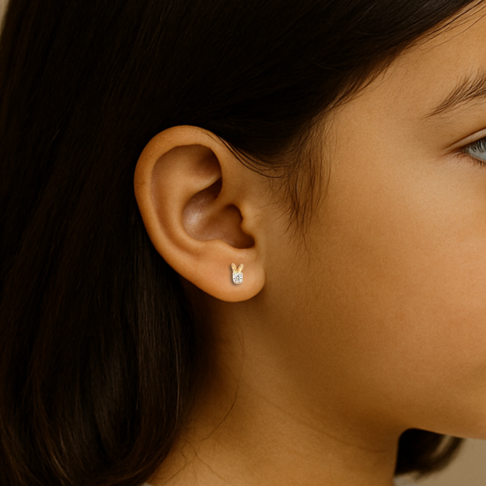 Tiny Treasures Bunny Earrings