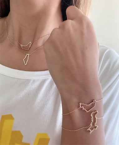 Roots Maps Bracelet