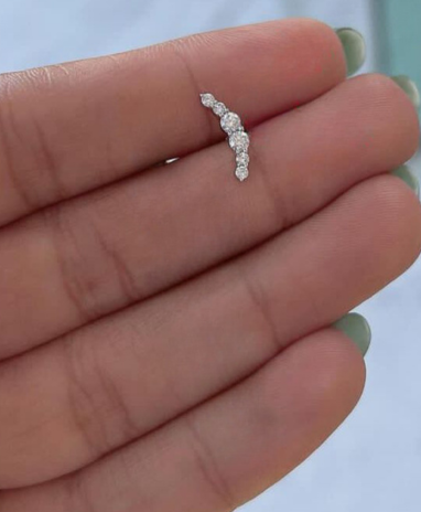 Timeless essentials 6 Diamonds Piercing