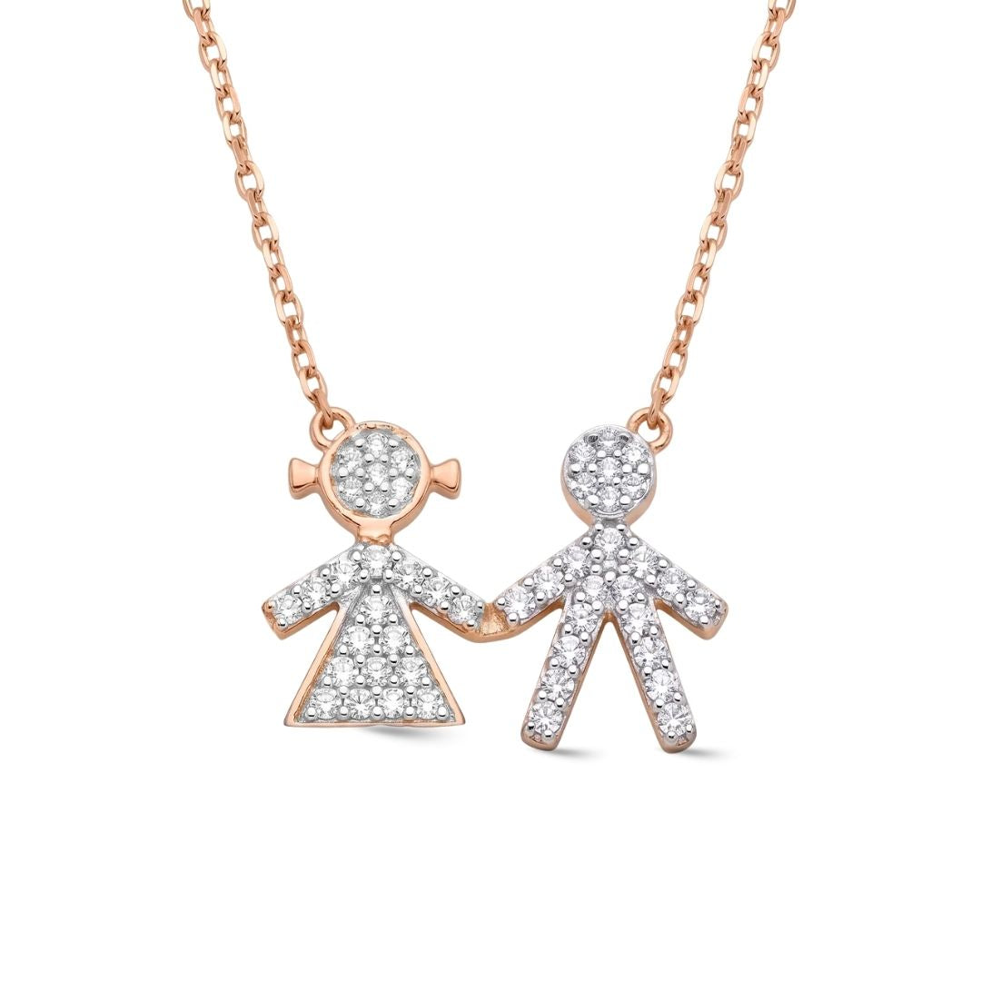 Zeeana Children's Diamond Necklace