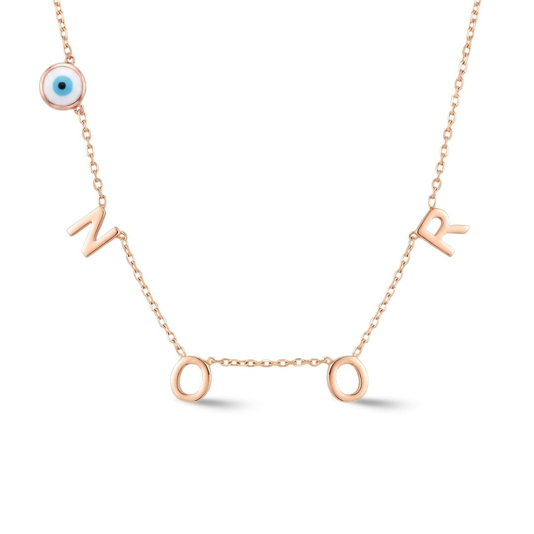 Zeeana Spaced Out Initial Necklace