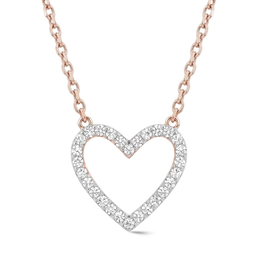 Timeless essentials Diamond Star or Heart Necklace