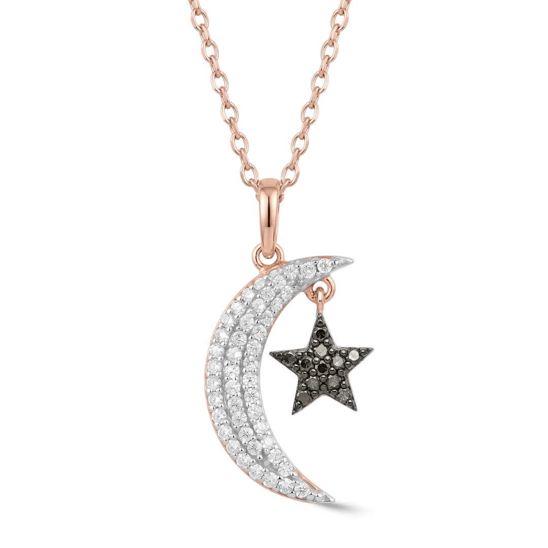 Timeless essentials Star and Moon Necklace