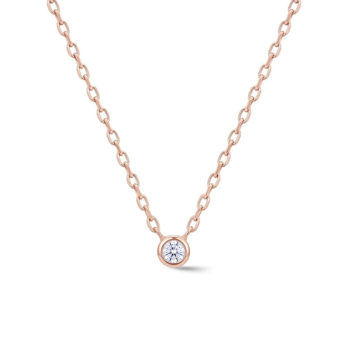 Timeless essentials Single Solitaire Necklace
