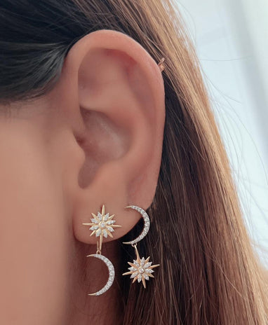 Timeless essentials StarBurst Detachable Earrings