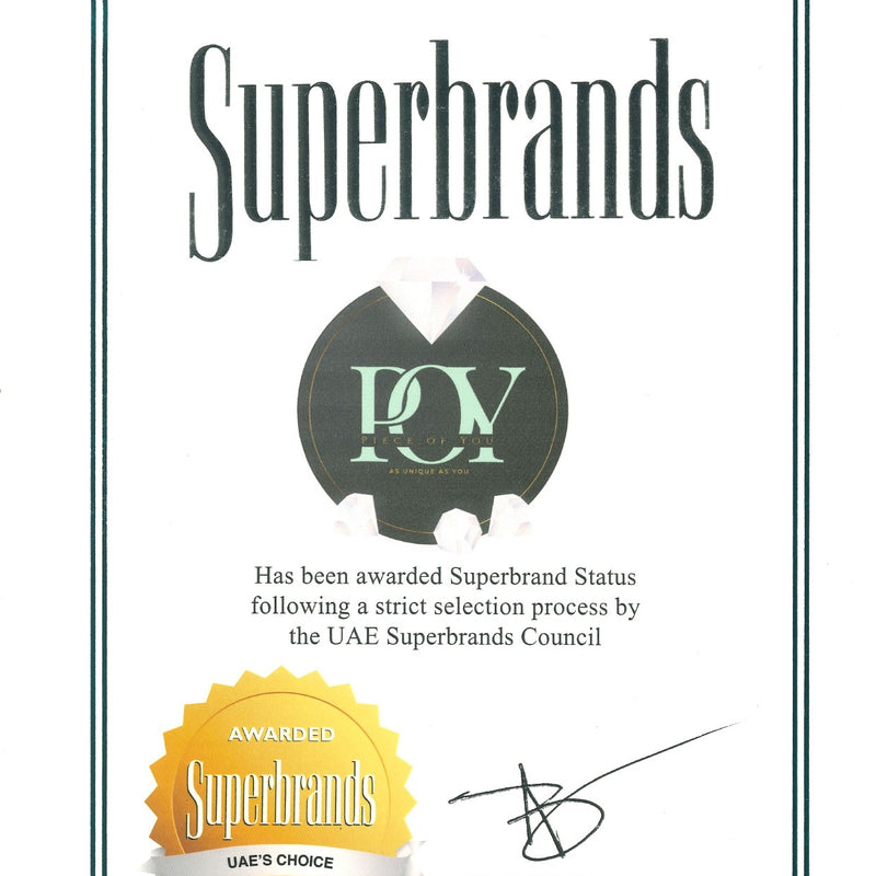 SUPERBRANDS AWARDED TO OUR BRAND “PIECE OF YOU"