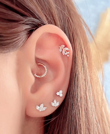 Timeless essentials Trilogy Ear Studs