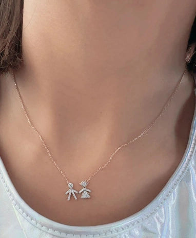 Zeeana Children's Diamond Necklace