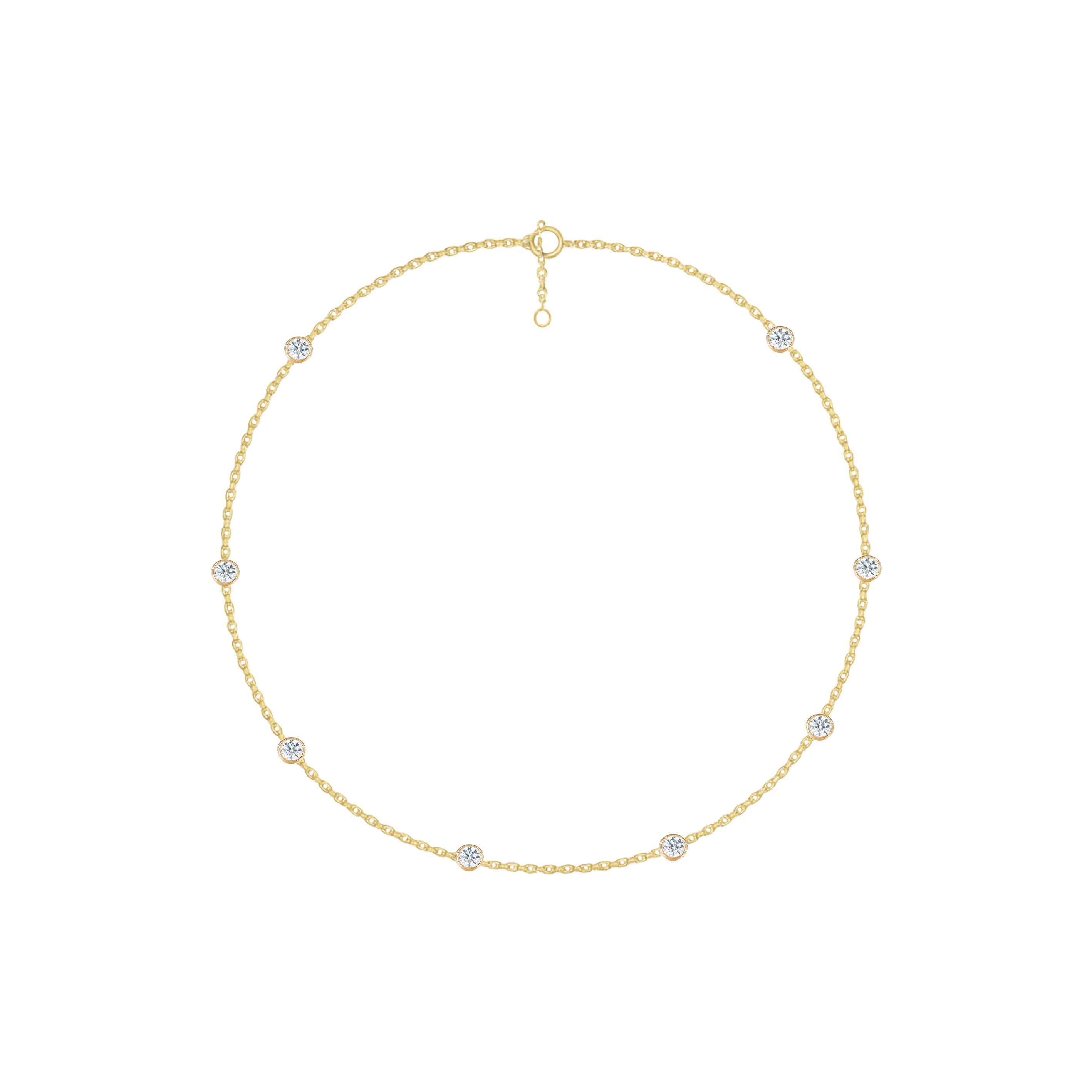 Timeless essentials Drops of Radiance Anklet