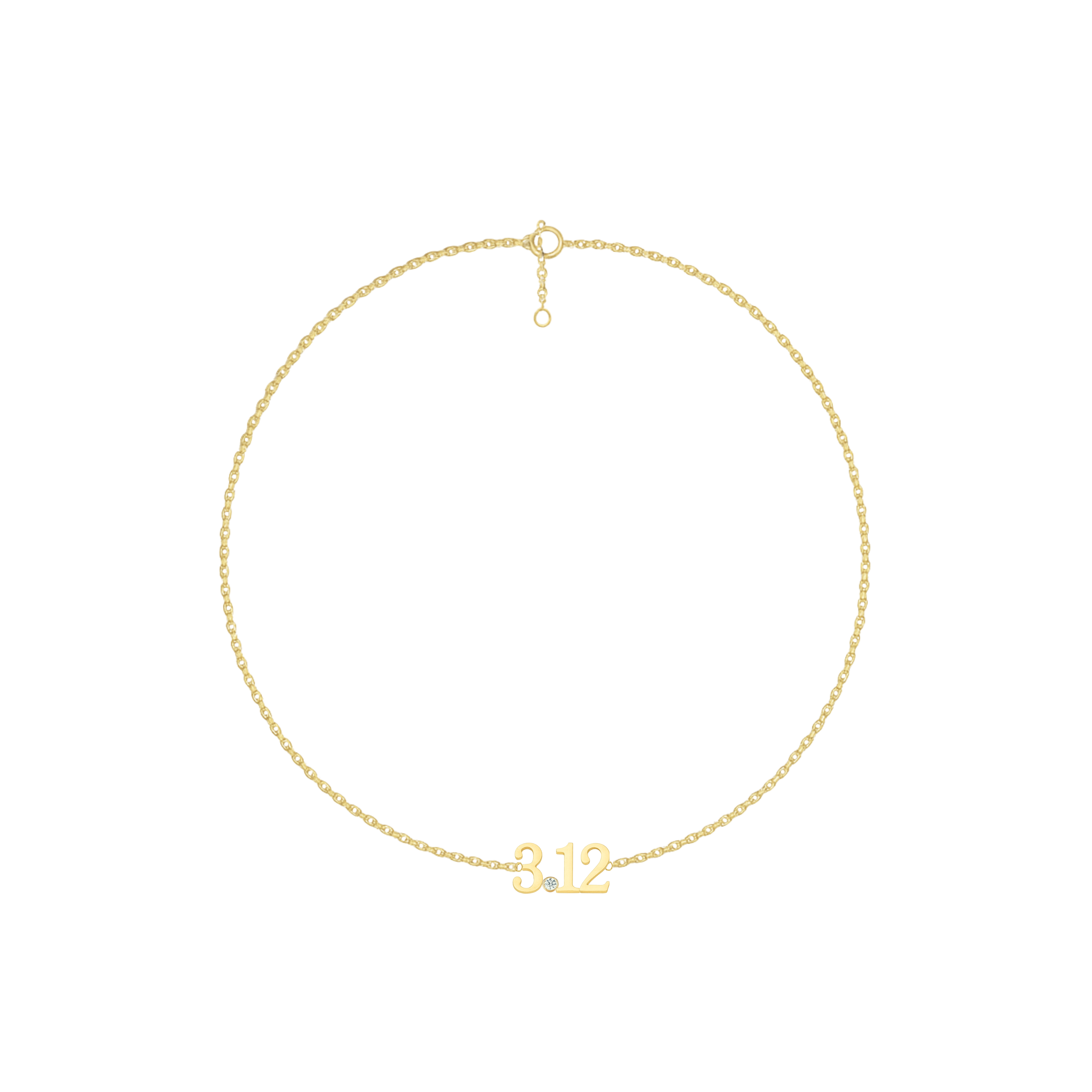 Zeeana Date Anklet
