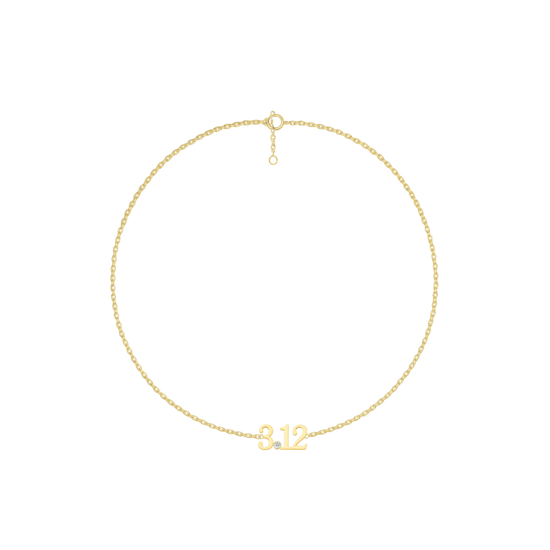 Zeeana Date Anklet
