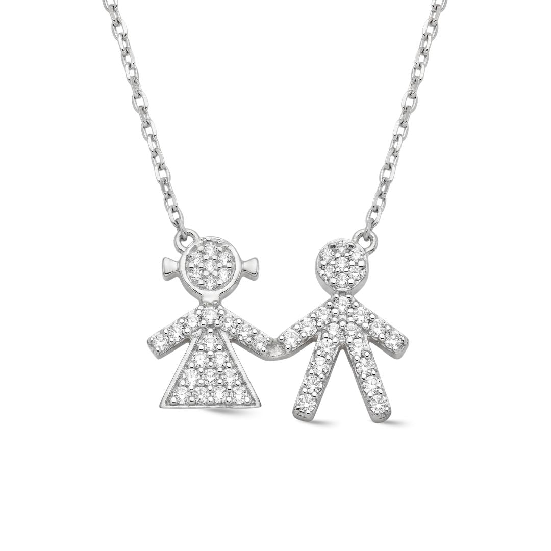 Zeeana Children's Diamond Necklace