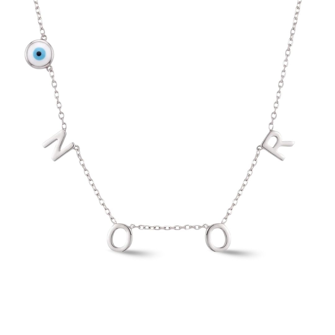 Zeeana Spaced Out Initial Necklace
