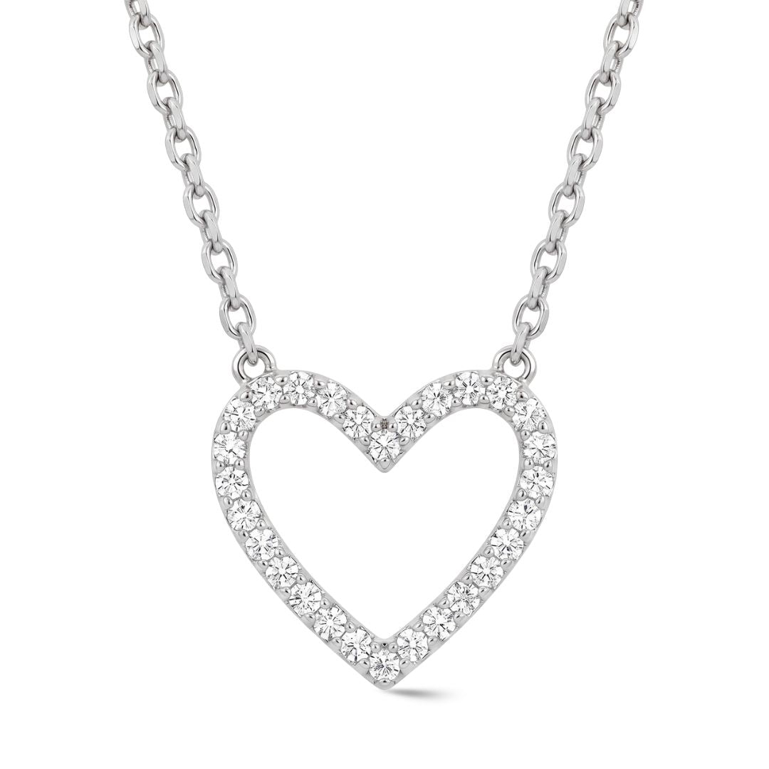Timeless essentials Diamond Star or Heart Necklace