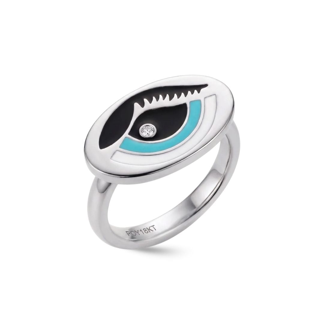 Mystic Eye Pinky Ring