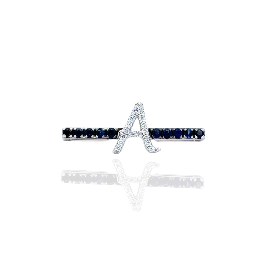 Zeeana Diamond Alphabet And Birthstone Watch Bar
