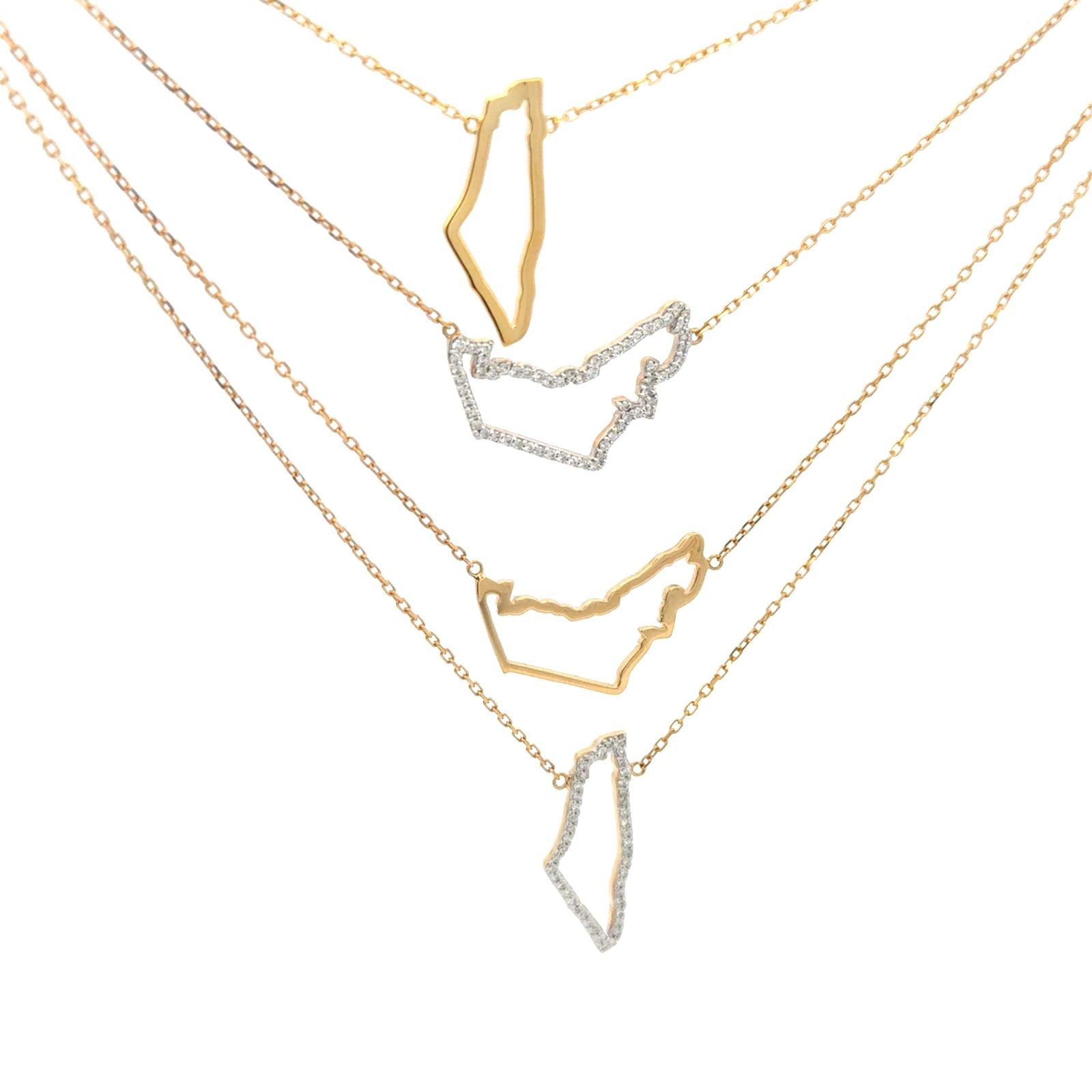 World Roots Necklace (Personalize with Any Countries)