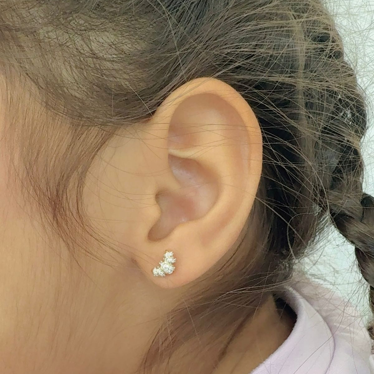 Tiny Treasures Croissant Earrings